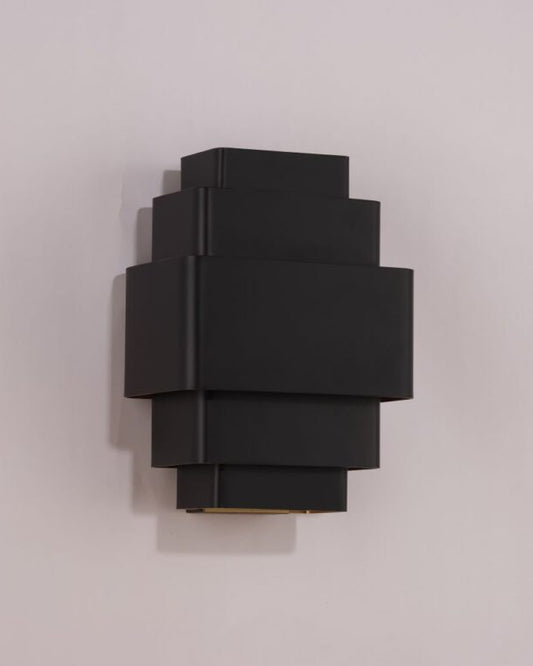 Wandlamp Layers zwart-goud 3xG9 27WL Layers ZW-GO