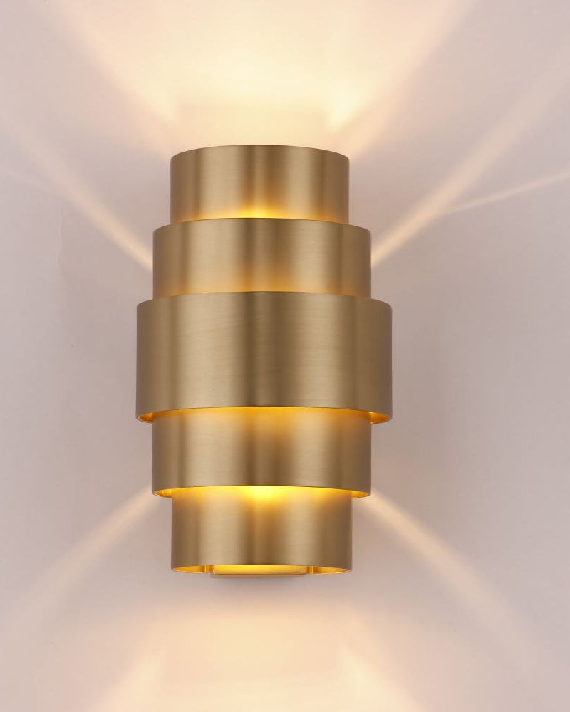 Wandlamp Rolls brons 2xG9 27WL Rolls BR