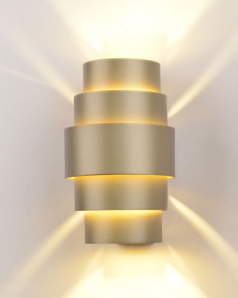 Wandlamp Rolls champagne 2xG9 27WL Rolls CP
