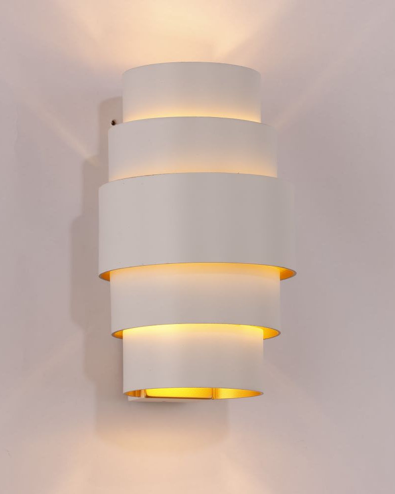 Wandlamp Rolls wit-goud 2xG9 27WL Rolls Wi-GO