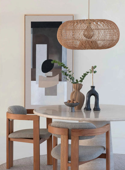 Hanglamp Donut naturel L E27 85ARIH021NA