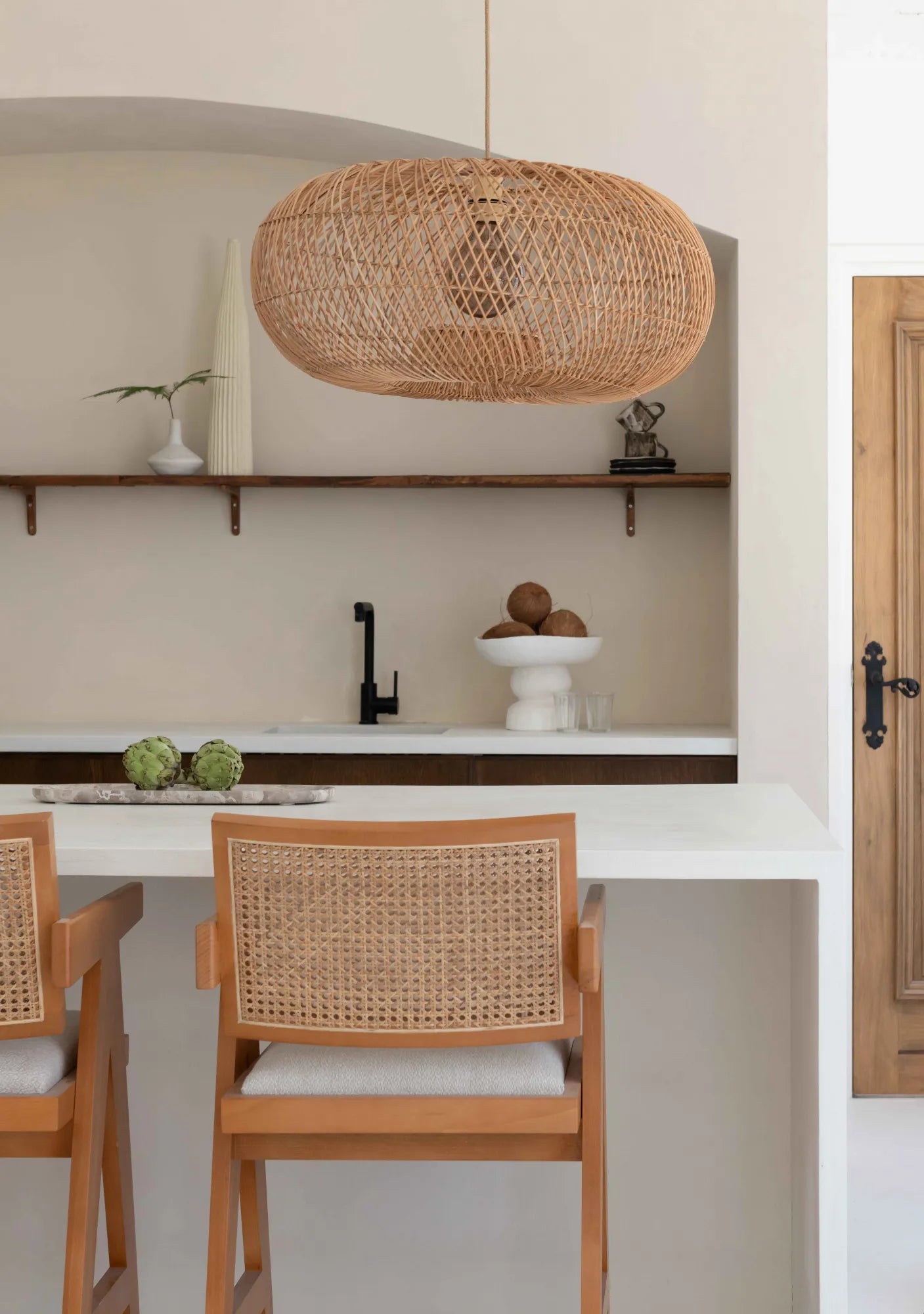 Hanglamp Donut naturel L E27 85ARIH021NA