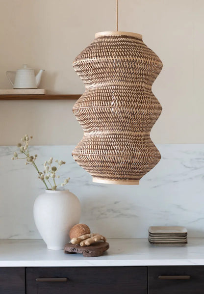 Hanglamp Bamboo naturel-bruin E27 85BARH041NB