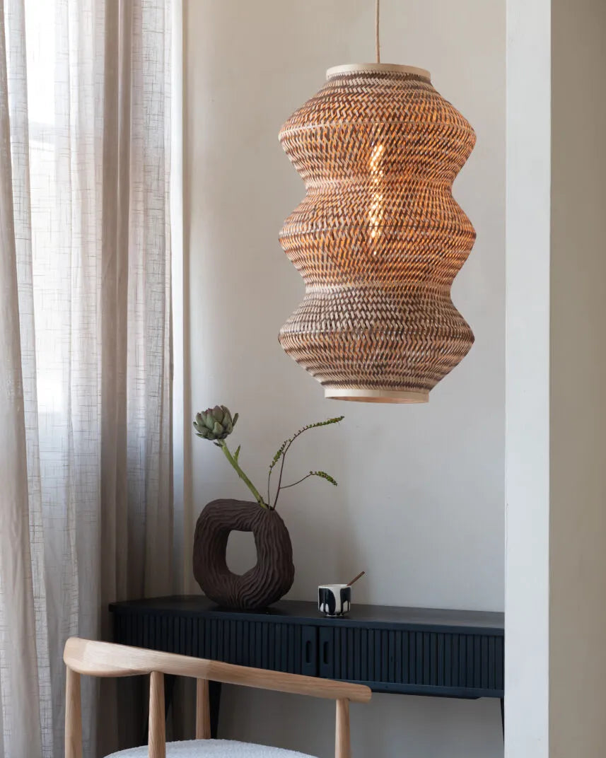 Hanglamp Bamboo naturel-bruin E27 85BARH041NB