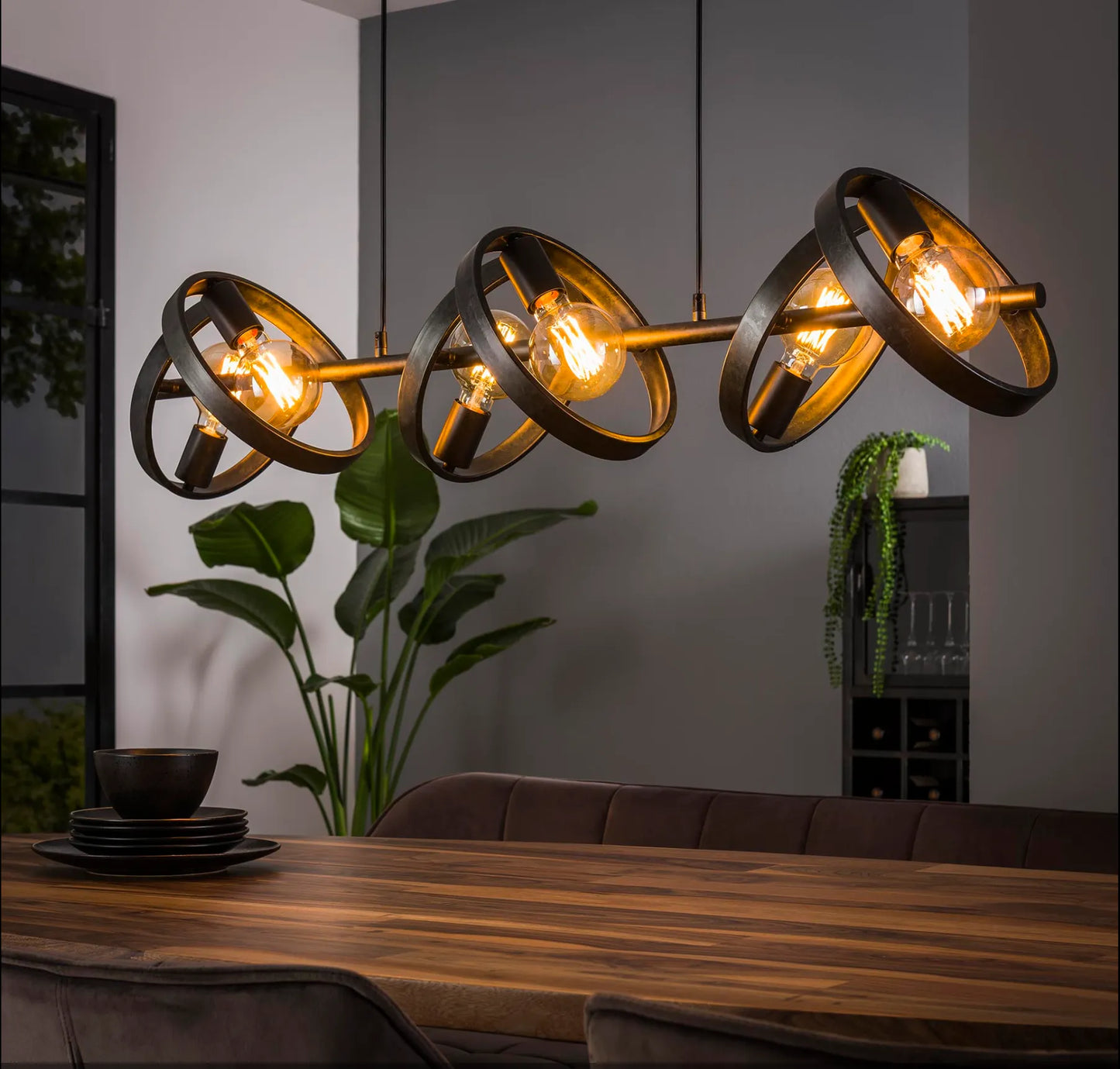 Hanglamp hover 6-lichts