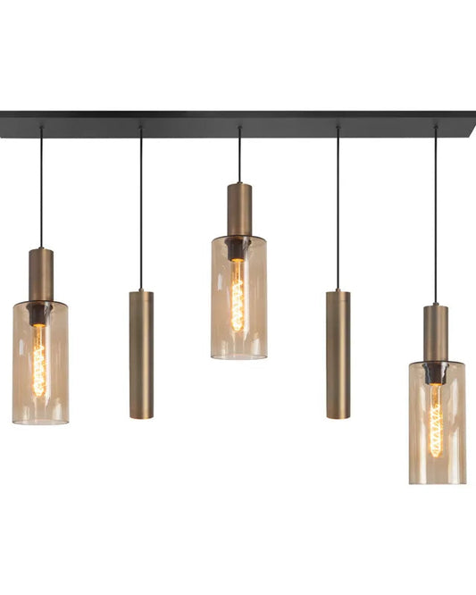Hanglamp Perugia brons 5L