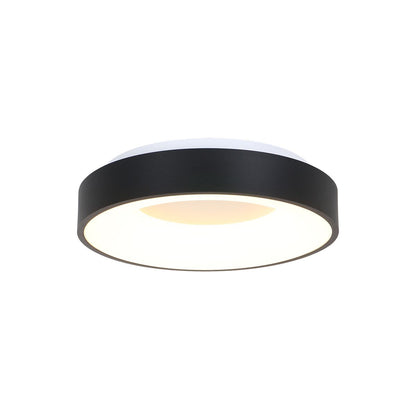 2562ZW Plafondlamp Ringlede  Zwart Ã38cm