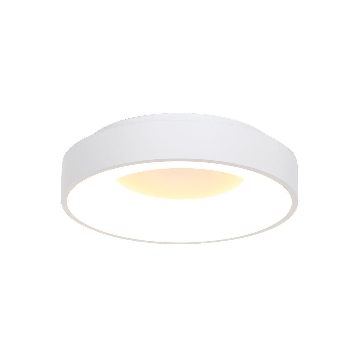 2562W Plafondlamp Ringlede  Wit Ã38cm
