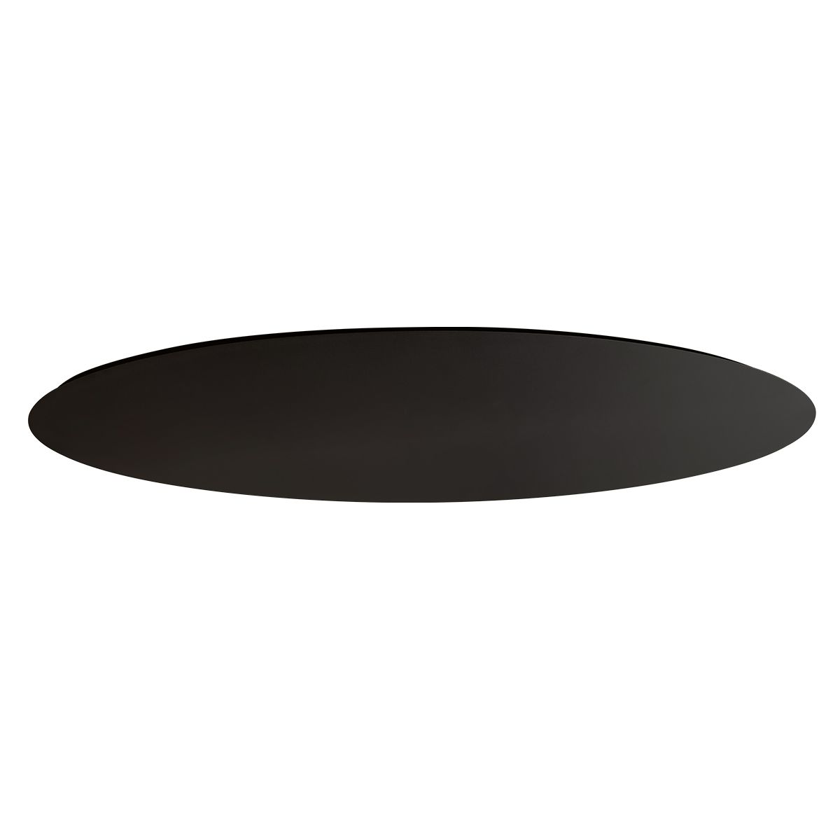 Ceiling plate 1200*400*30 oval blac