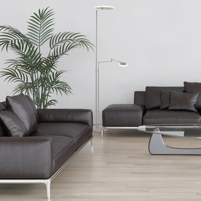 2560ST Vloerlamp Turound  Staal lees arm