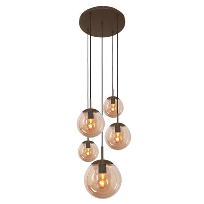 2730CA Hanglamp Bollique , cacao designlamp voor de vide