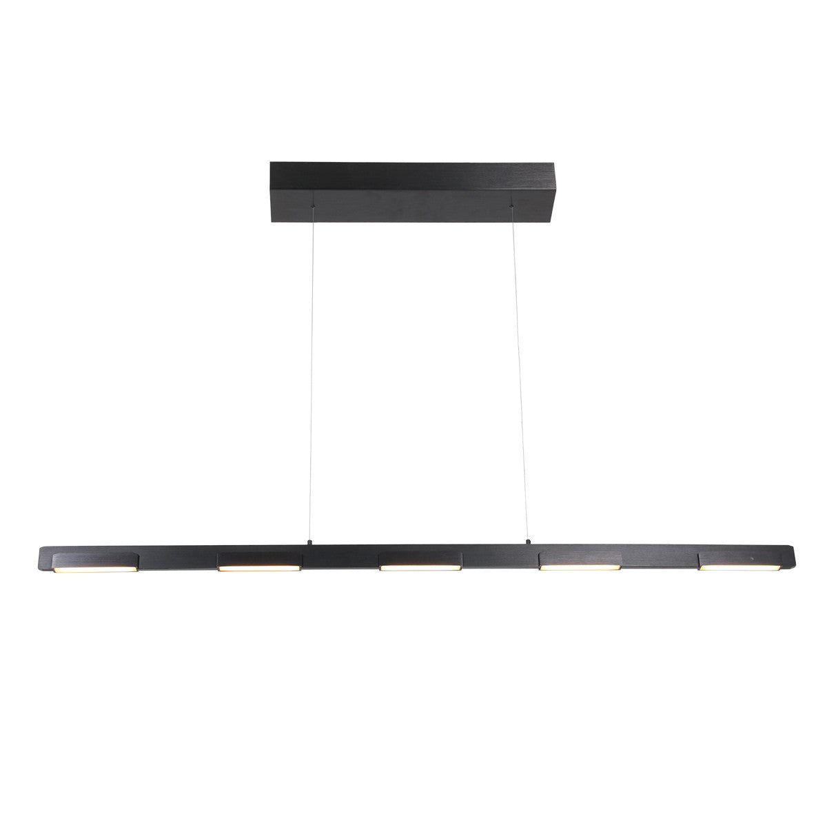 3296ZW Hanglamp Bloc  Zwart met Cable lift