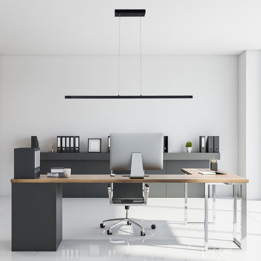 2745ZW Minimalistische zwarte hanglamp Danske  2000 Lumen