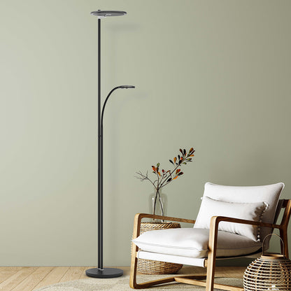 2989ZW Vloerlamp Turound  Zwart