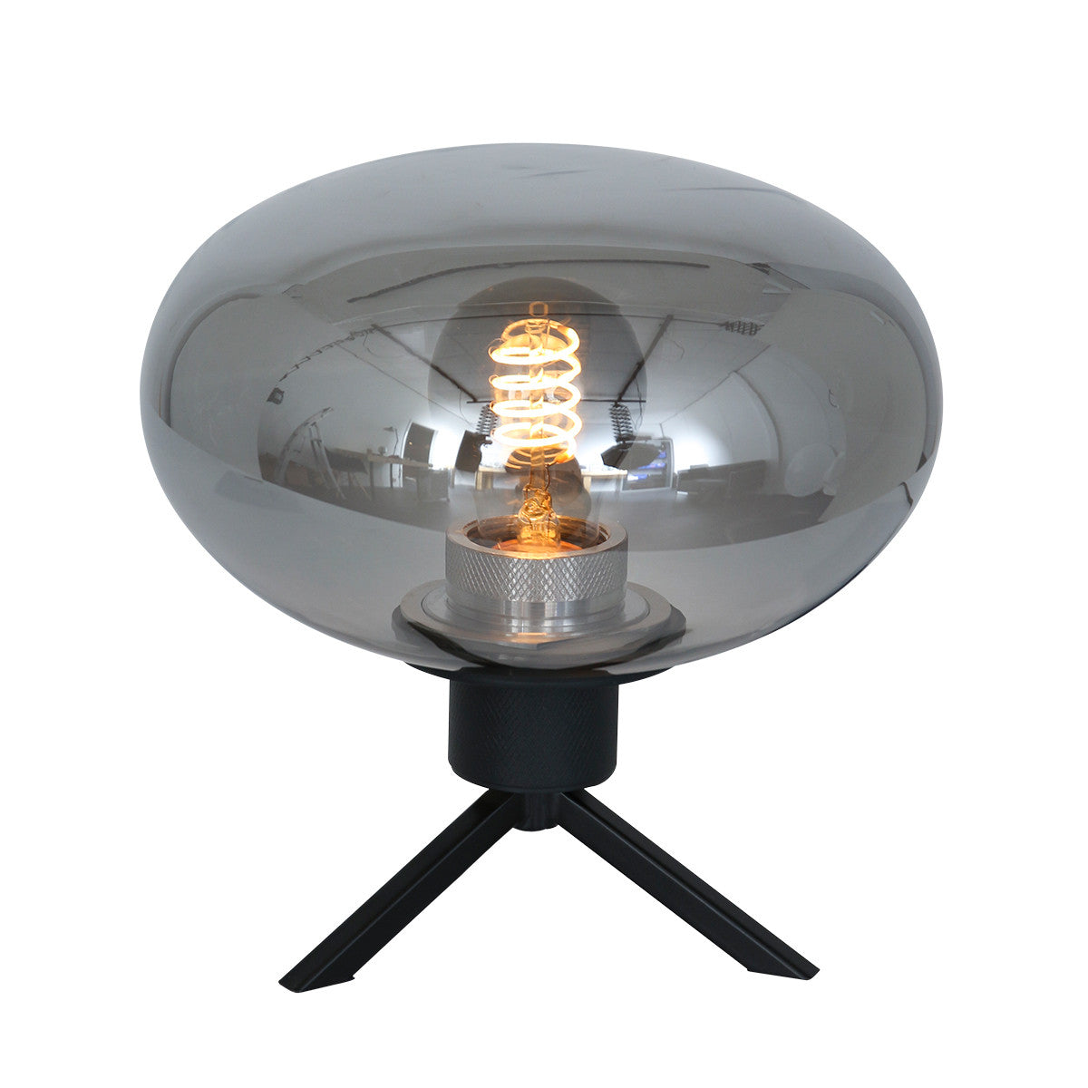 2681ZW Tafellamp Reflexion  Zwart met een E27 fitting