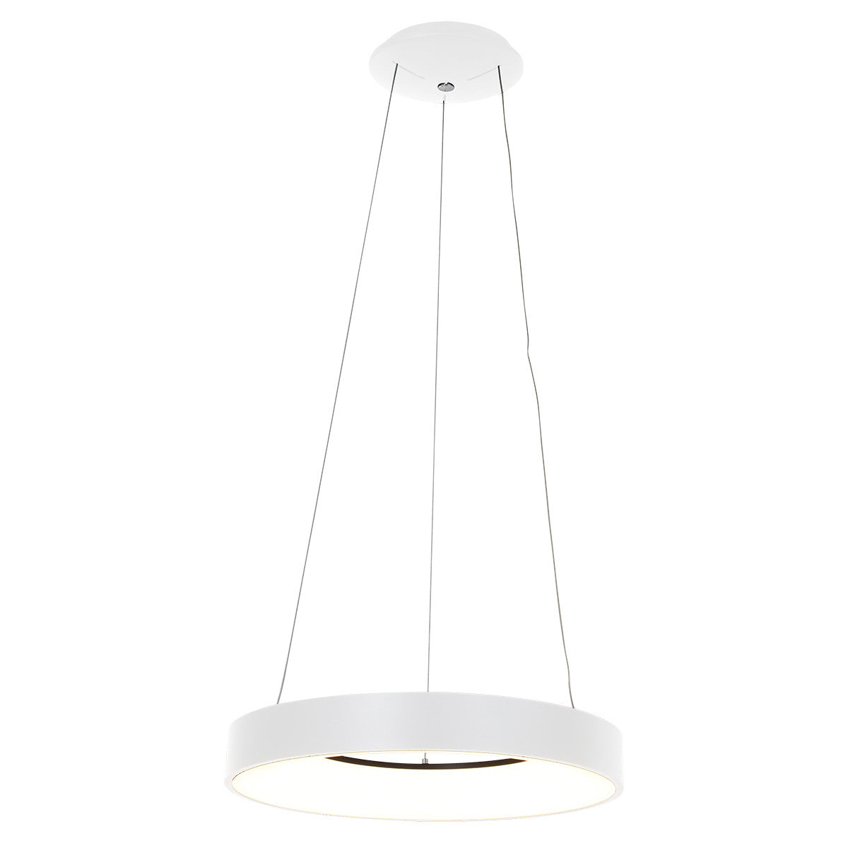 2695W Hanglamp Ringlede  Wit rond 48cm