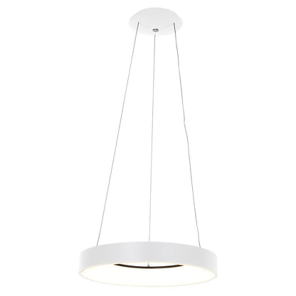 2695W Hanglamp Ringlede  Wit rond 48cm