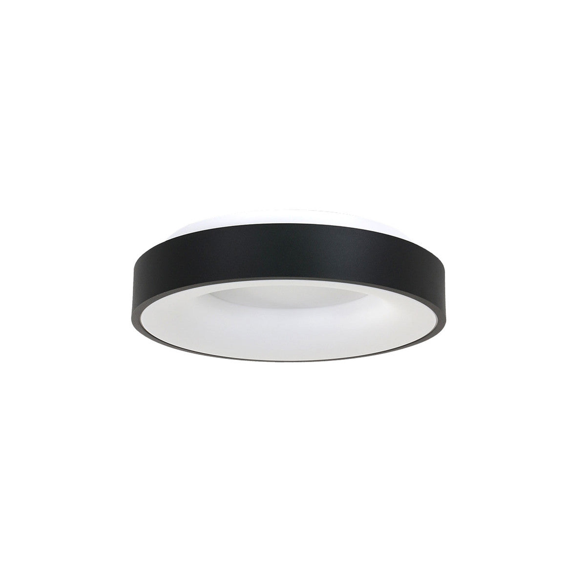 3086ZW Plafondlamp Ringlede  Zwart Ã30cm