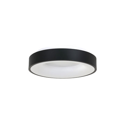 3086ZW Plafondlamp Ringlede  Zwart Ã30cm