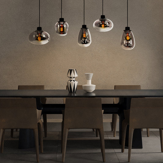 3078ZW Hanglamp Reflexion  Zwart E27 fitting 100cm breed