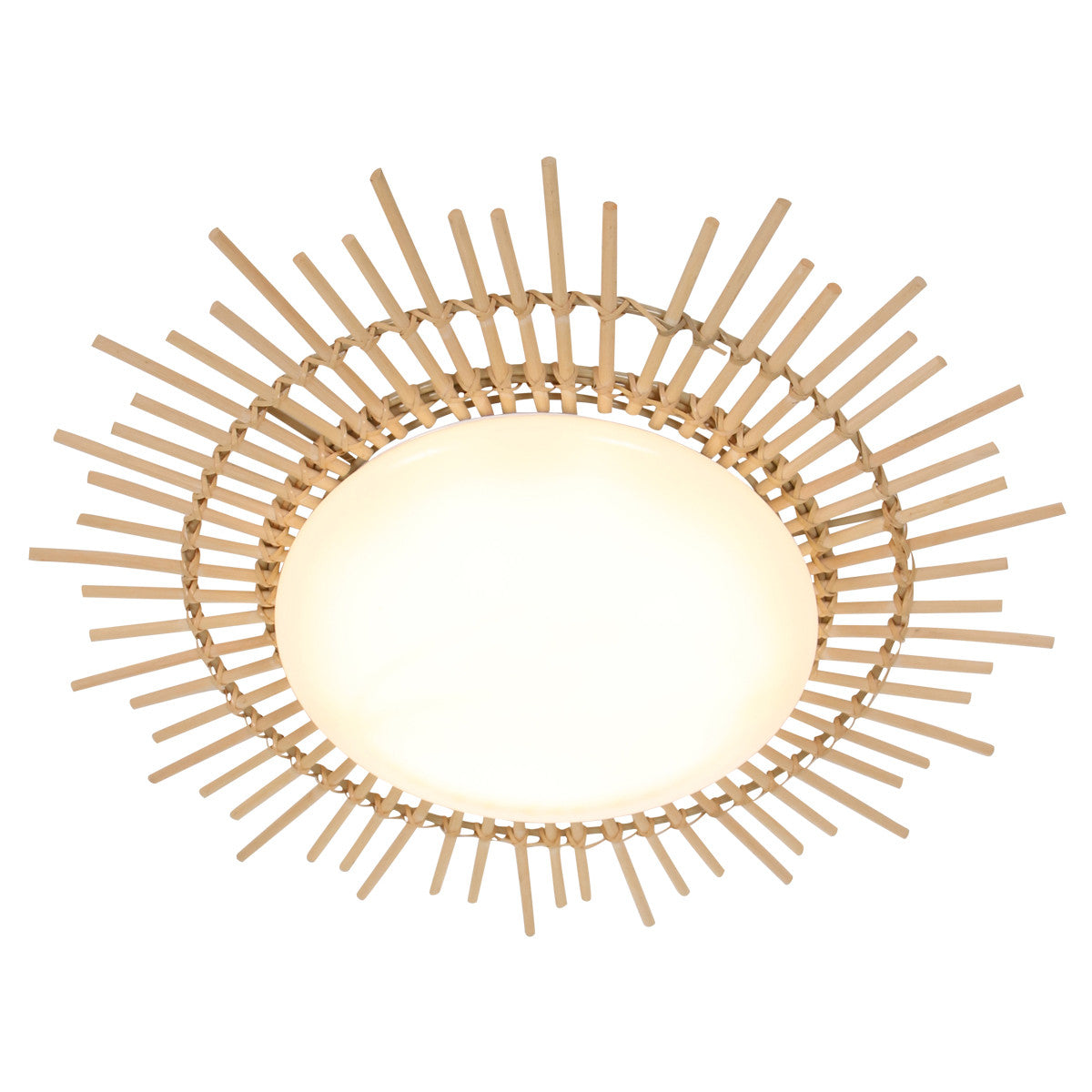 1894W Plafondlamp Aura  - rotan zonvorm voor badkamer en hal