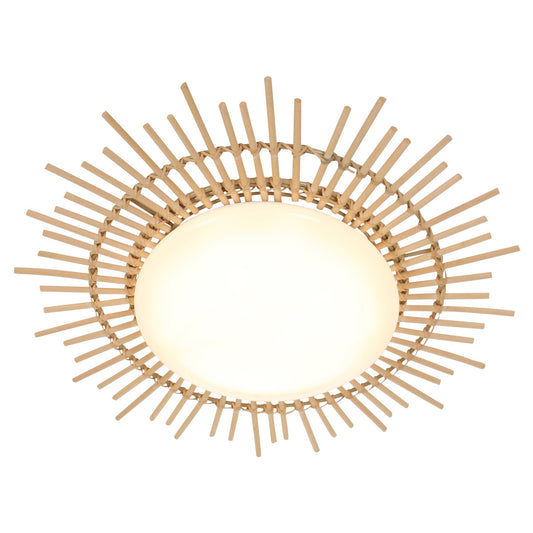 1894W Plafondlamp Aura  - rotan zonvorm voor badkamer en hal