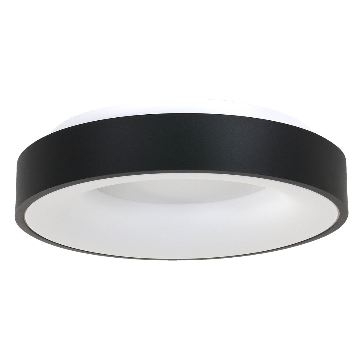2563ZW Plafondlamp Ringlede  Zwart Ã48cm
