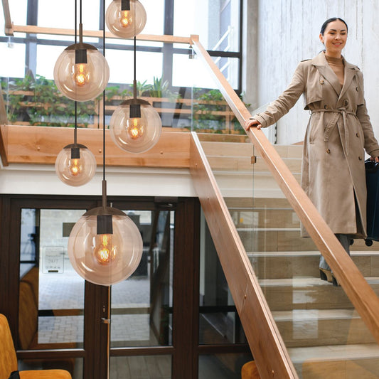 2730CA Hanglamp Bollique , cacao designlamp voor de vide