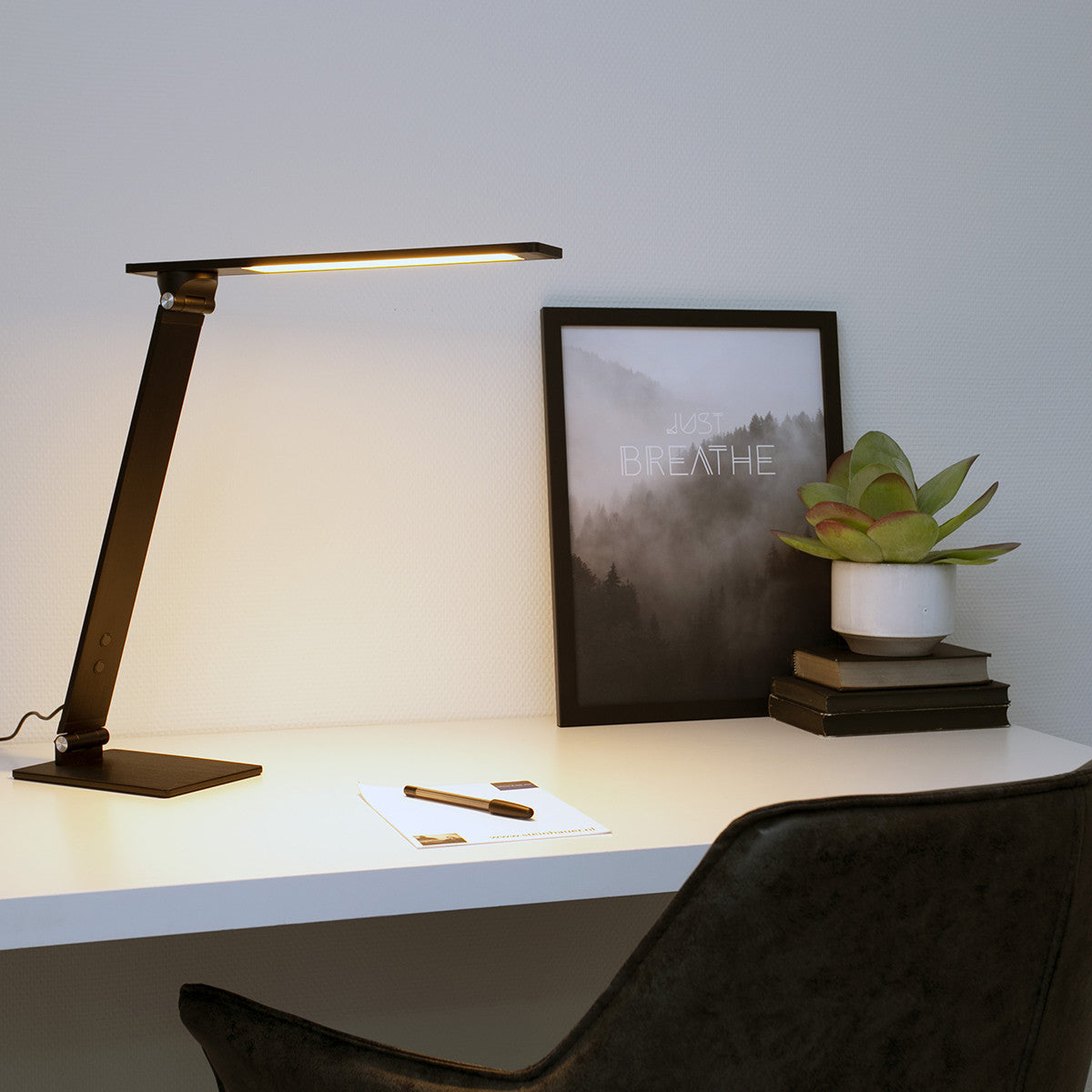 2684ZW Tafellamp Serenade  Zwart, Lichtkleur instelbaar