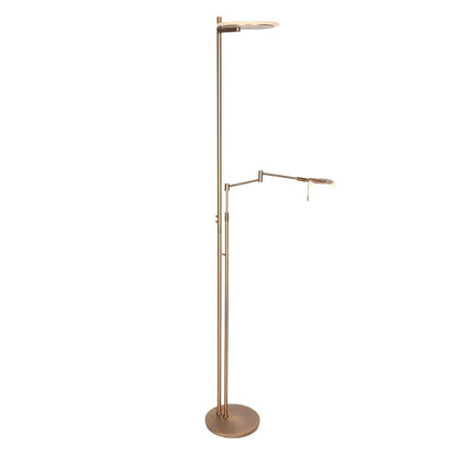 2663BR Bronskleurige vloerlamp Turound  lichtkleur instelbaar en dimbaar