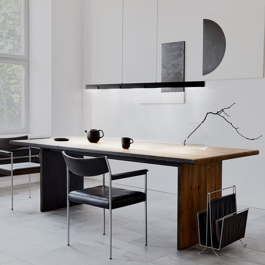 3296ZW Hanglamp Bloc  Zwart met Cable lift