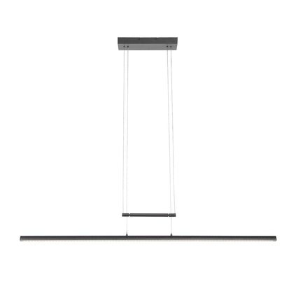 3317ZW Hanglamp Profilo  Zwart 115cm breed 1700 lumen