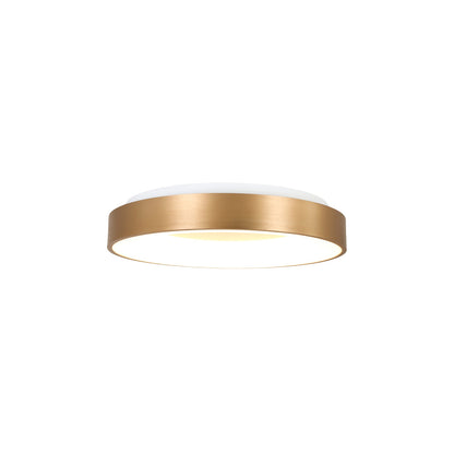 3086GO Plafondlamp Ringlede  Goud Ã30cm