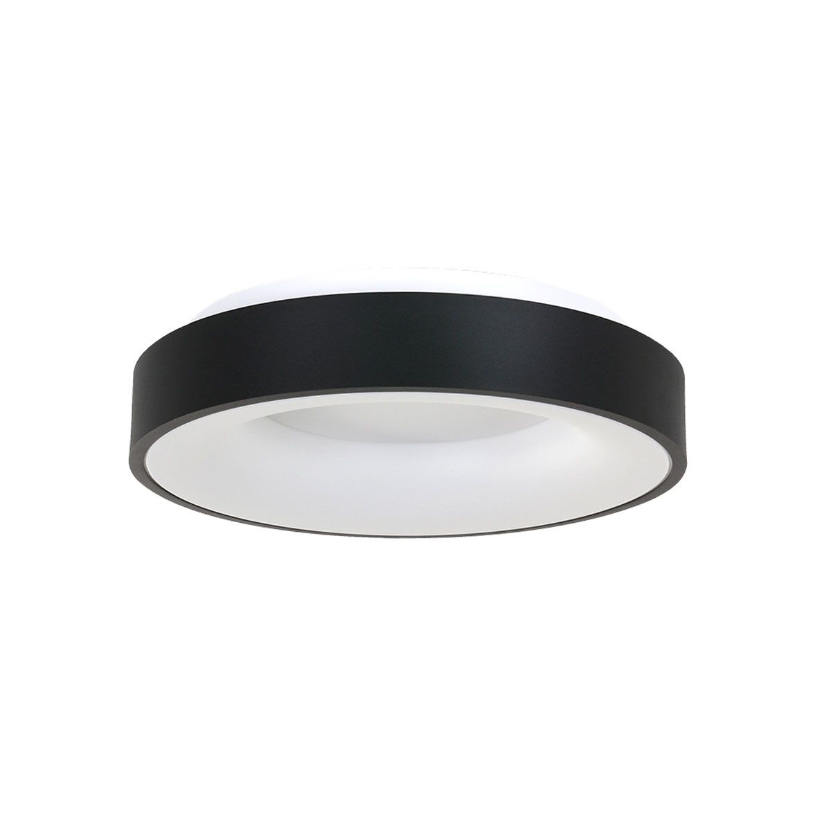 2562ZW Plafondlamp Ringlede  Zwart Ã38cm