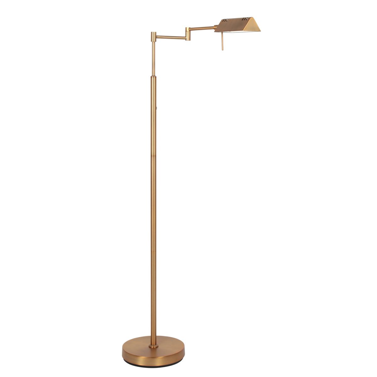 4603BR Leeslamp GlowGo  â Bronzen vloerlamp met accu en dimmer
