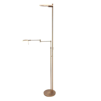 2663BR Bronskleurige vloerlamp Turound  lichtkleur instelbaar en dimbaar