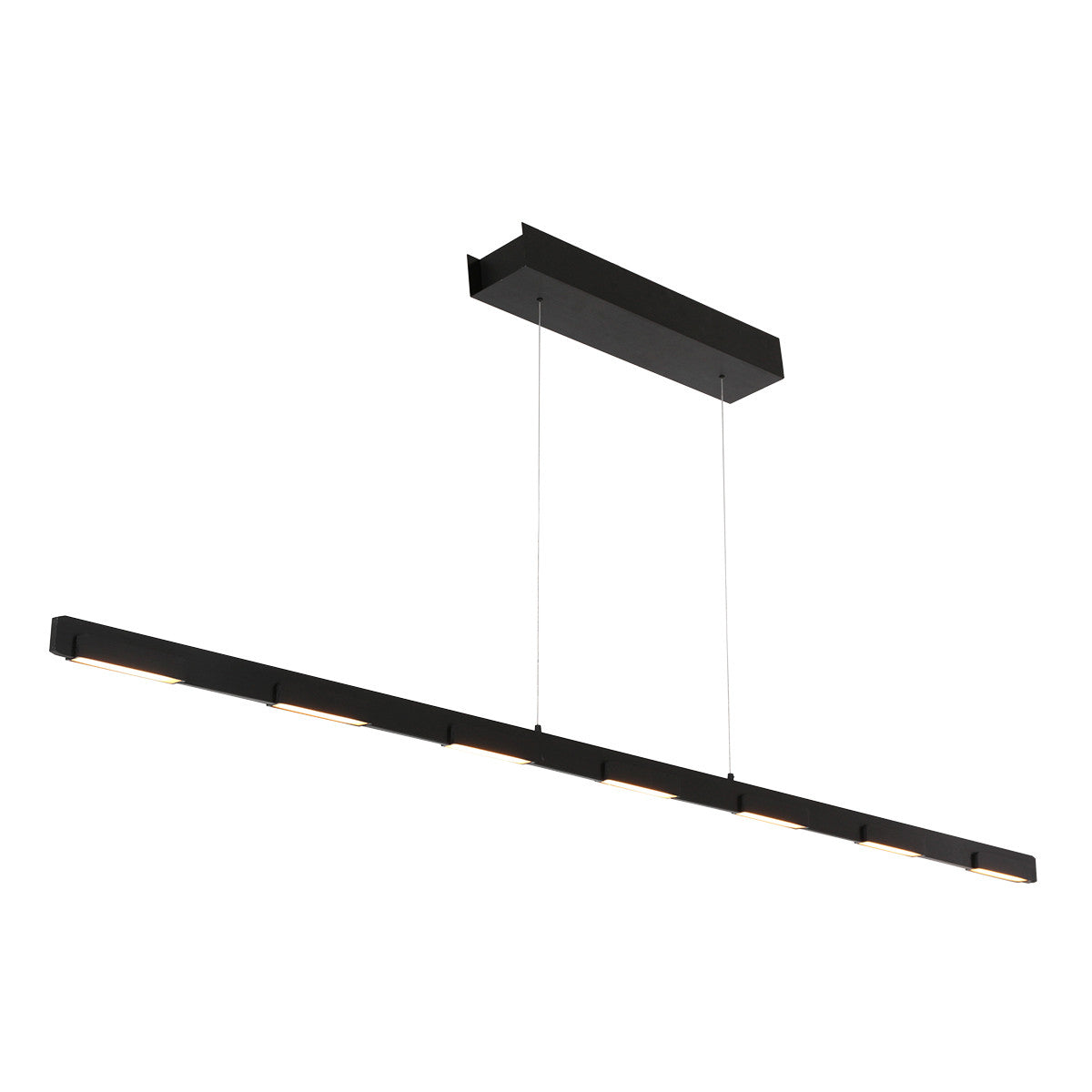 3297ZW Hanglamp Bloc  Zwart met Cable lift