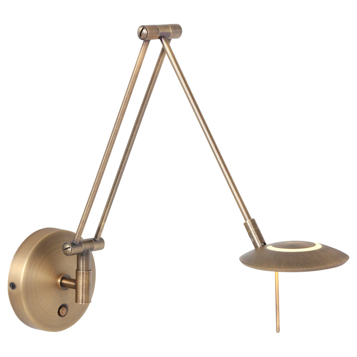2110BR Wandlamp Zodiac  Brons Dimbaar draaibaar kantelbaar