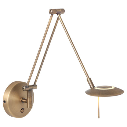 2110BR Wandlamp Zodiac  Brons Dimbaar draaibaar kantelbaar