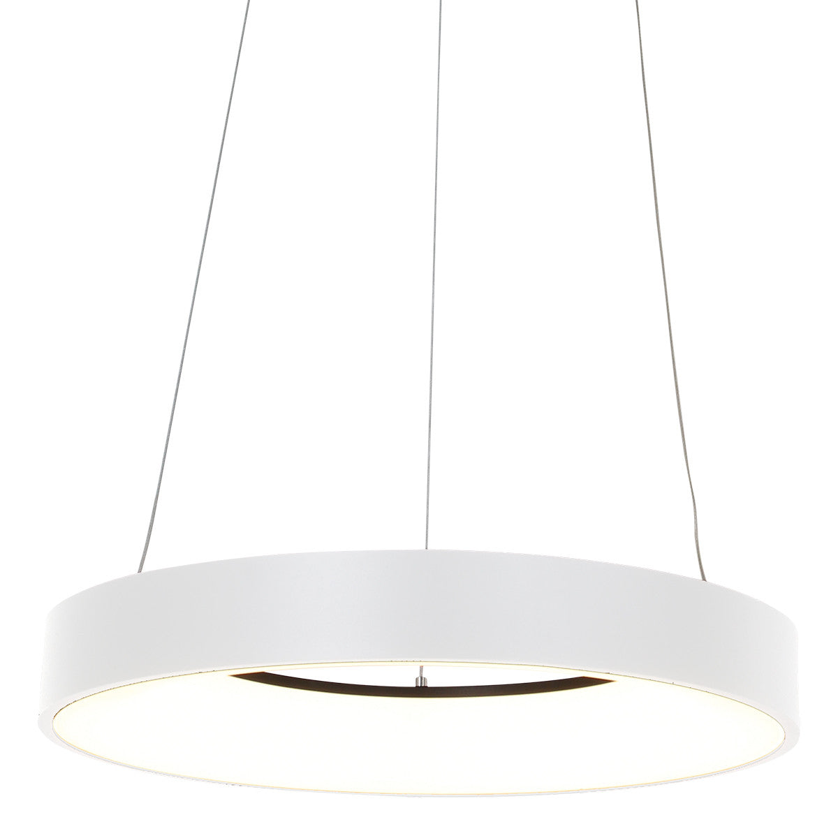 2695W Hanglamp Ringlede  Wit rond 48cm
