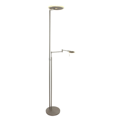 2560ST Vloerlamp Turound  Staal lees arm