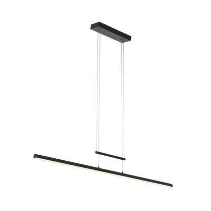 3317ZW Hanglamp Profilo  Zwart 115cm breed 1700 lumen