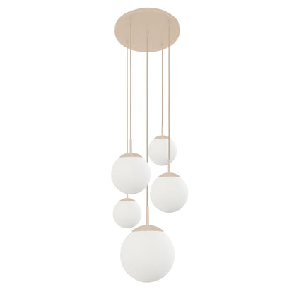 2730CR Hanglamp Bollique , crÃ¨me designlamp voor de vide