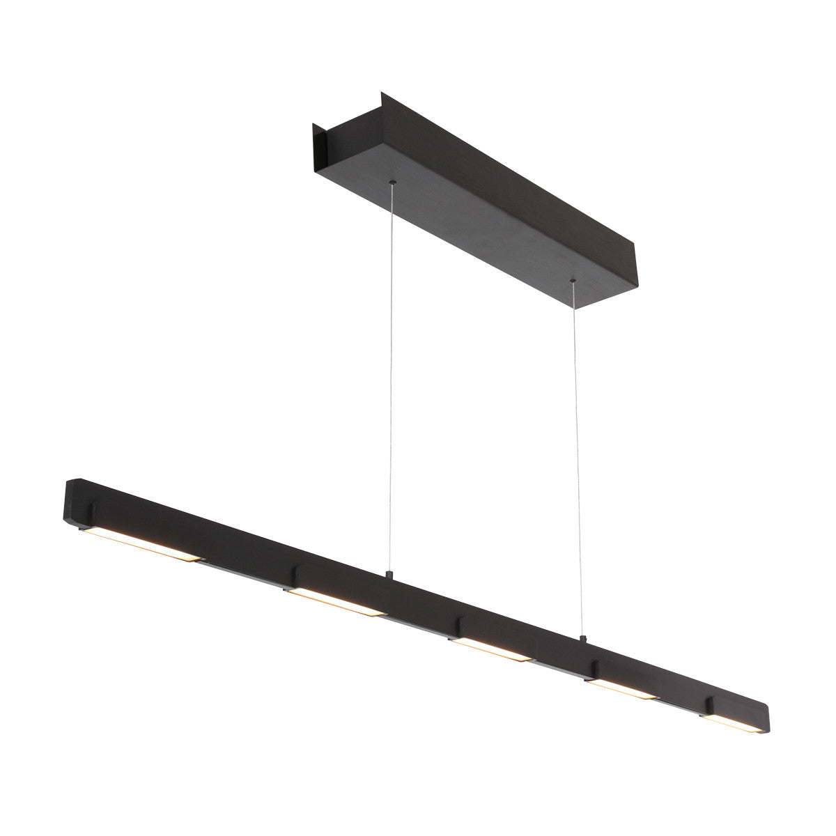 3296ZW Hanglamp Bloc  Zwart met Cable lift