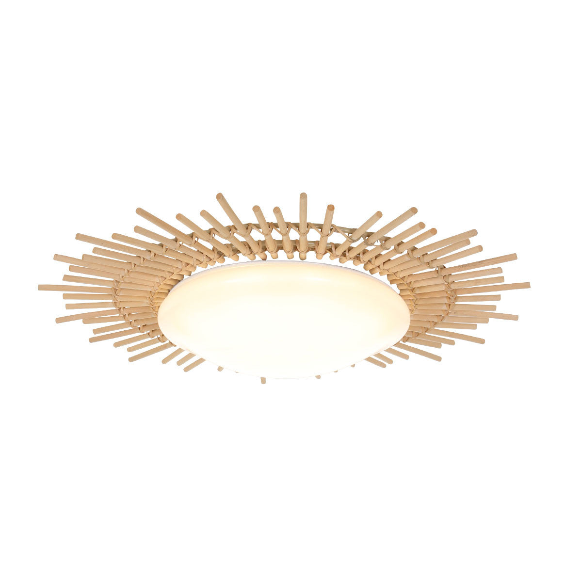 1894W Plafondlamp Aura  - rotan zonvorm voor badkamer en hal