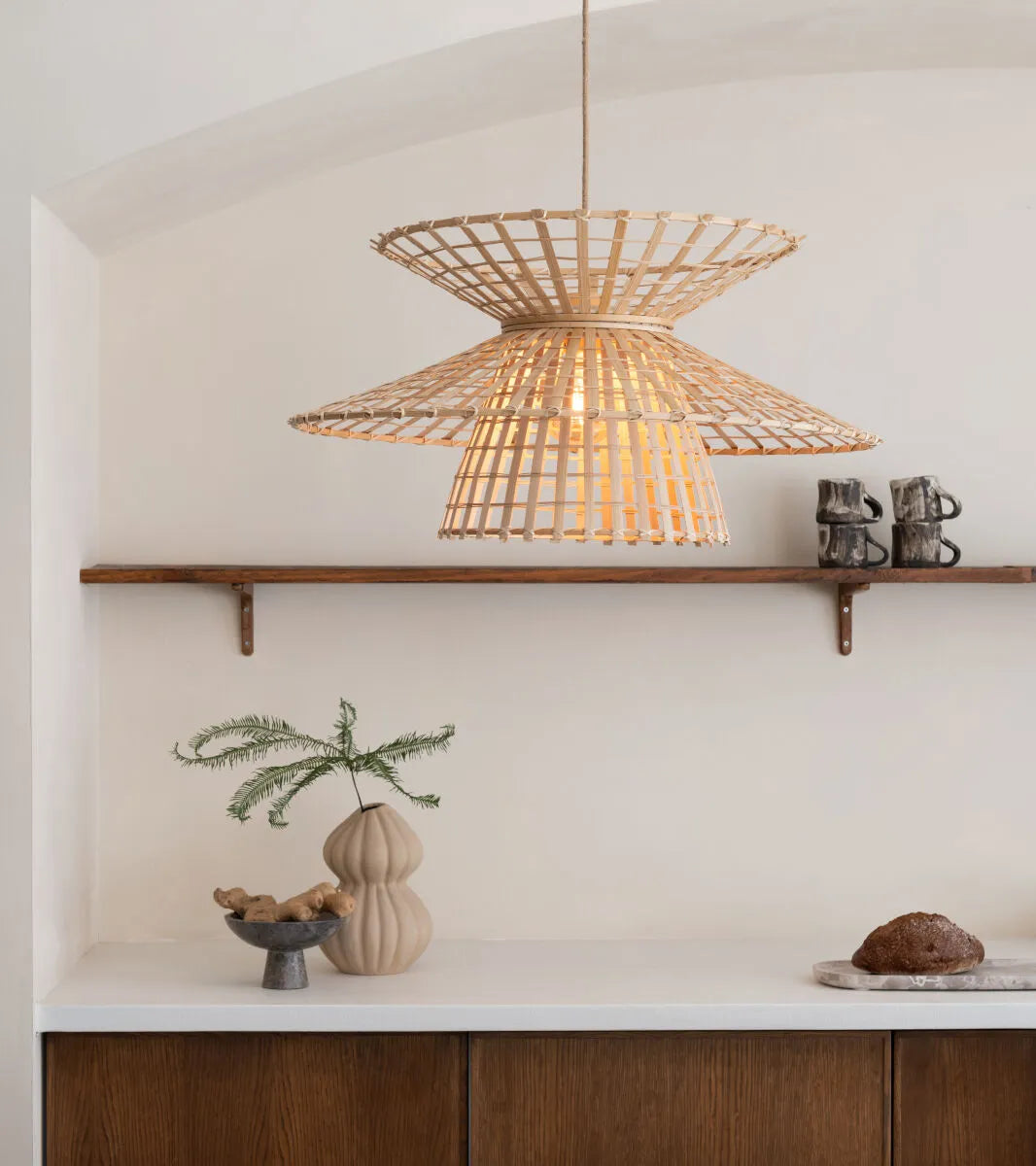 Hanglamp Macho naturel E27 85MACH011NA