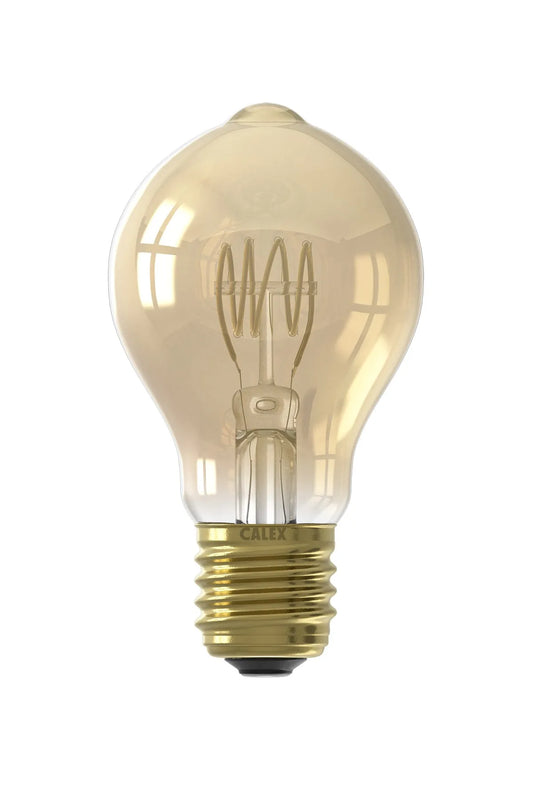 Highlight A60 gold 6W E27 3-standen LED