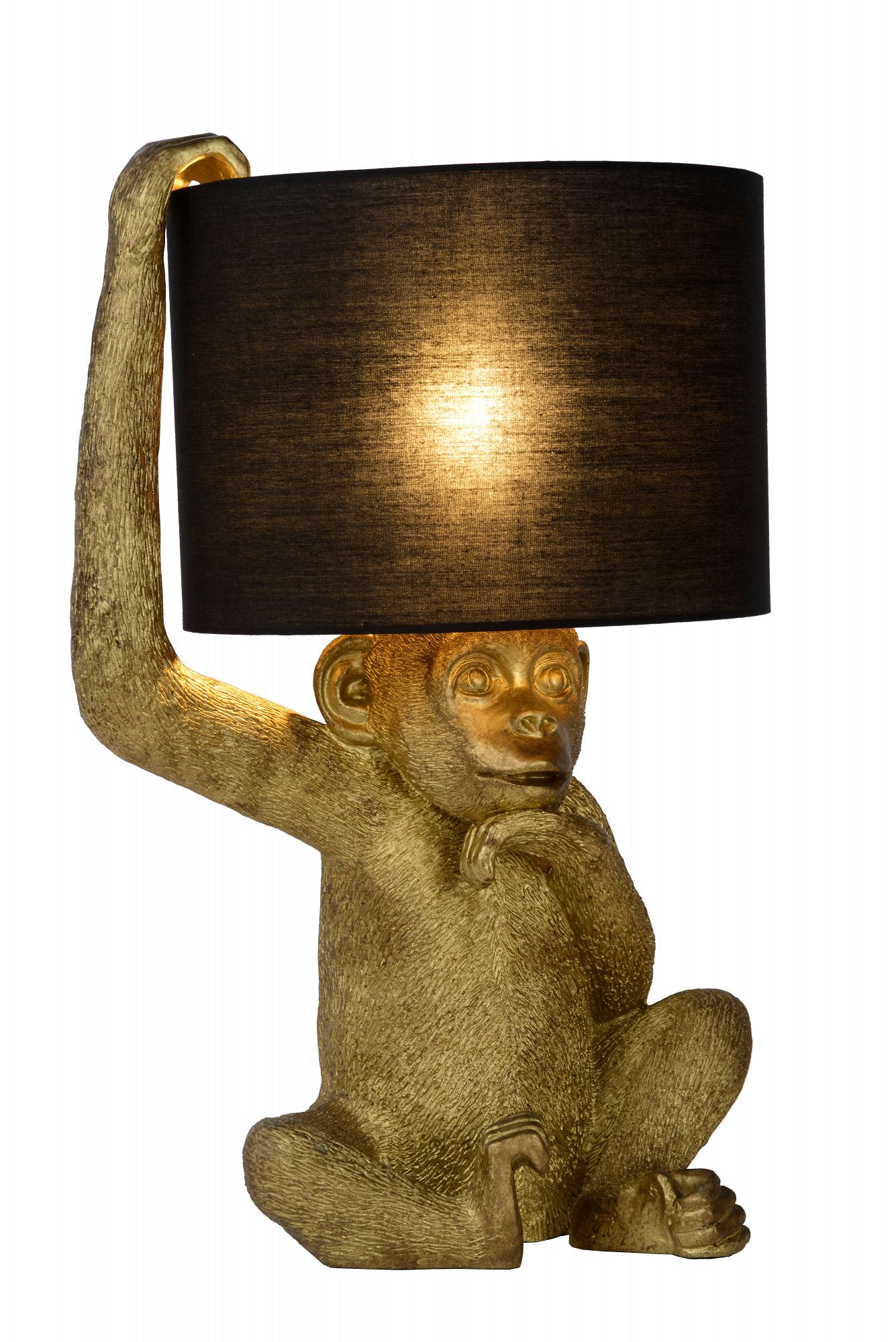 Terugbetaling dynastie stoeprand Tafellamp aap met kap 14105028130 - VOL Verlichting
